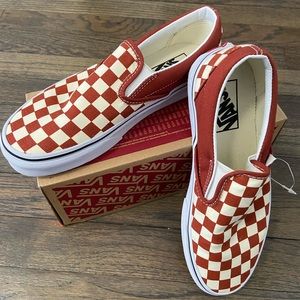 VANS checkerboard slip-ons